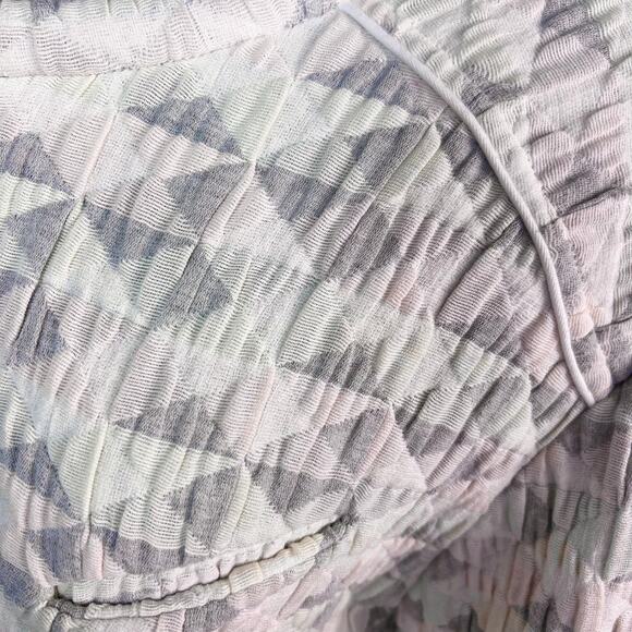 IRO jacket Medium EU 38 bomber quilted lightweight spring white gray cotton NWT - Picture 11 of 16